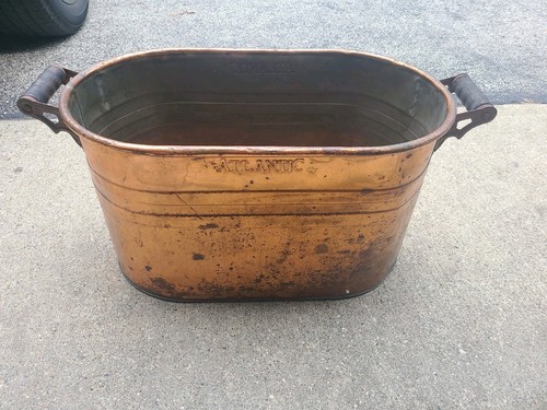 Vintage farmhouse copper large - farmhouse,
