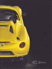 catalogue / brochure Alfa Romeo 4C  Spider 09/2016 France hardcover