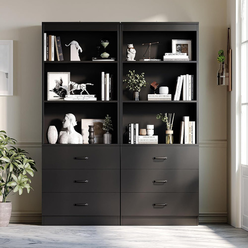 Pack tall bookshelf with - pack,