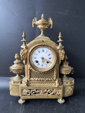 Pendule Empire bronze doré