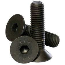M3 M4 M5 M6 M8 BLACK HIGH TENSILE SOCKET COUNTERSUNK SCREWS SELF COLOUR BOLTS