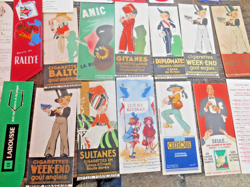 Ancien lot marque pages - lot,