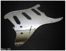 NEW PICKGUARD STRATOCASTER SSS mirror silver pour guitare strat