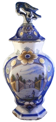 Vase scénique delft - scénique, en