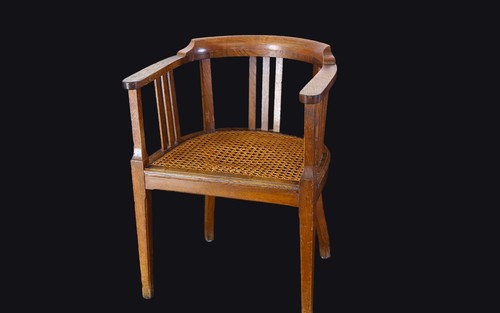 Fauteuil canné début - début, xxéme