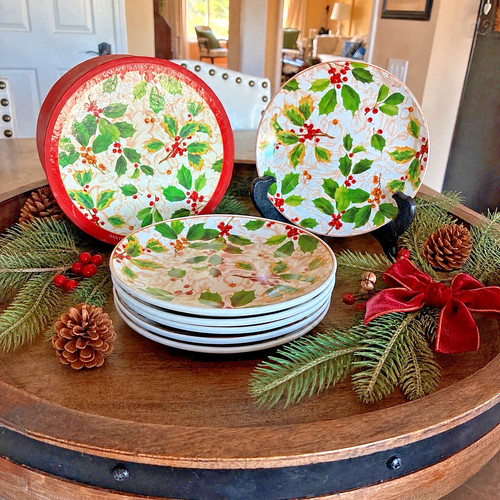 Vintage christmas holly - christmas, by