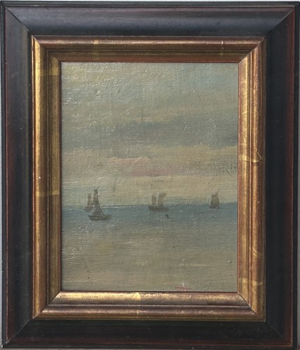 Small antique original - small, oil
