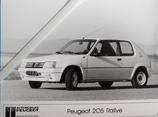 Photo presse PEUGEOT 205 Rallye de 02.88  . P164