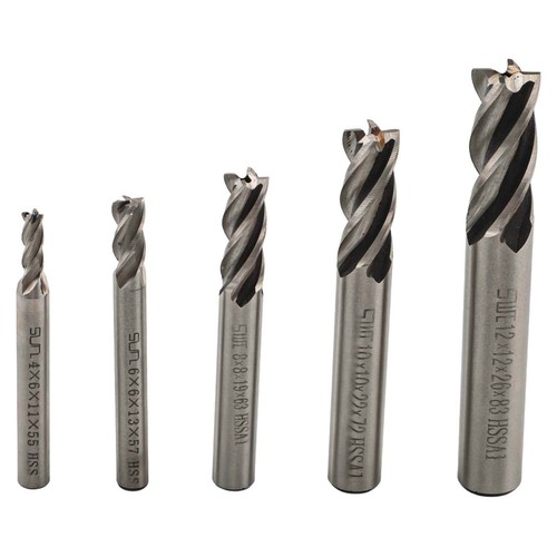5pcs lot carbure 4 flûtes - lot,