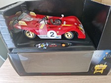 Red Ferrari 1972 312 P & Racing Fuel Pump - Shell Collezione Classico - Boxed