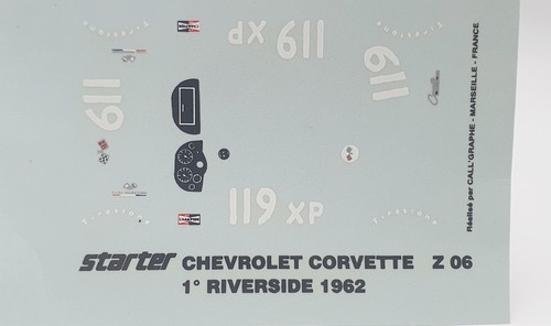 Decals starter neuf 43 - starter, 1/43
