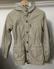 Quechua Kutuna Girl's Size 14 USA 3 in 1 Beige Ski Jacket Removable Down Jacket
