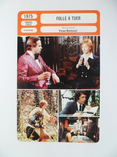 Carte fiche cinema - fiche, 1975