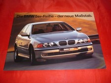 1996 BMW 5 Series E39 Saloon 520i 523i 528i 535i 540i 525tds Brochure Brochure