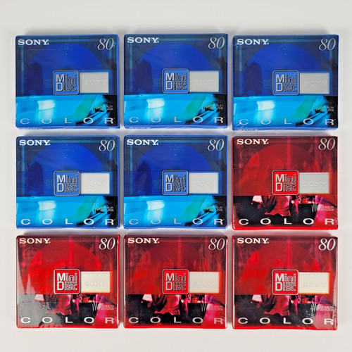Sony lot 9 - sony, minidisc