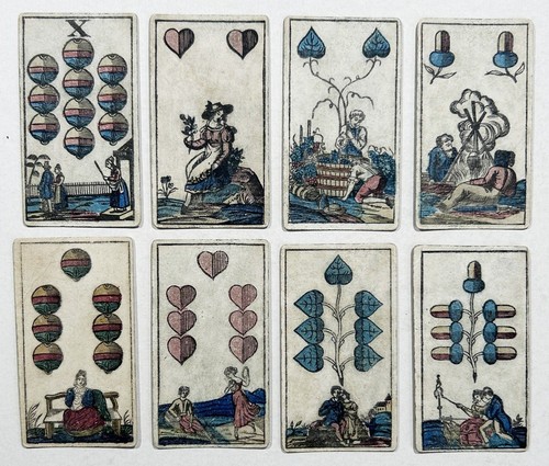 Jeu cartes ancien - jeu,