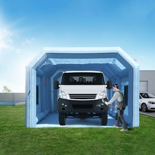 VEVOR Cabine de Peinture Gonflable Tente Peinture 10x6,4x4,5 m 2 Souffleurs