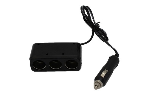 Triple prise allume - triple, 12v