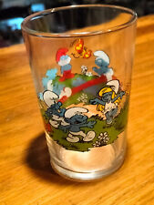 VERRE SCHTROUMPF PEYO 1986