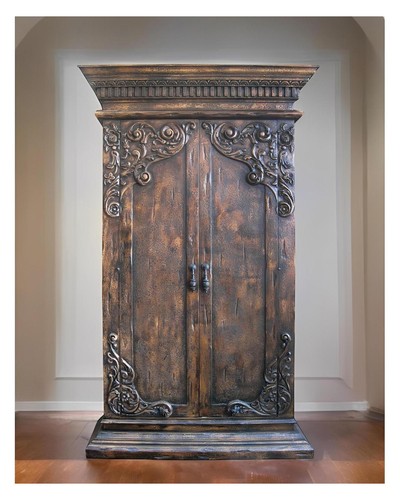 Armoire dark antique - armoire,, brown