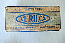 VERUCA Antique Vintage Chatterton Deco Mechanical Advertising Iron Sheet Box 50