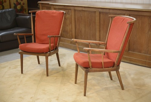 Paire fauteuils éventail - paire,
