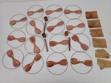 Lot of 15 Vintage 1950's Formis Atomic Jet Tin Flying Saucer Helicopter Gyro Toy