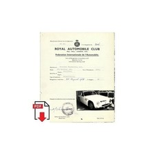 1965 TVR Griffith 200 Form of