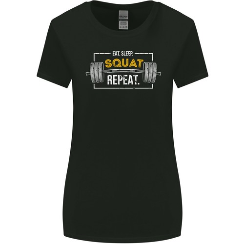 Eat sleep squat répéter gym - sleep,