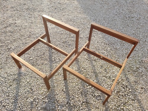 Paire carcasses de - de,