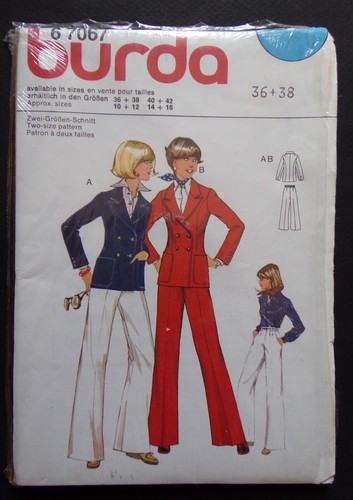 Patron burda 67067 veste et - burda,