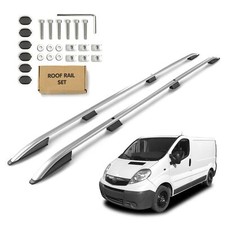 Roof Rails Roof Bars for Vauxhall Vivaro A X83 Van L2 | LWB 2001-2014 Aluminium