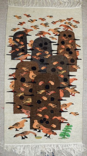 Tapisserie murale pigeonniers