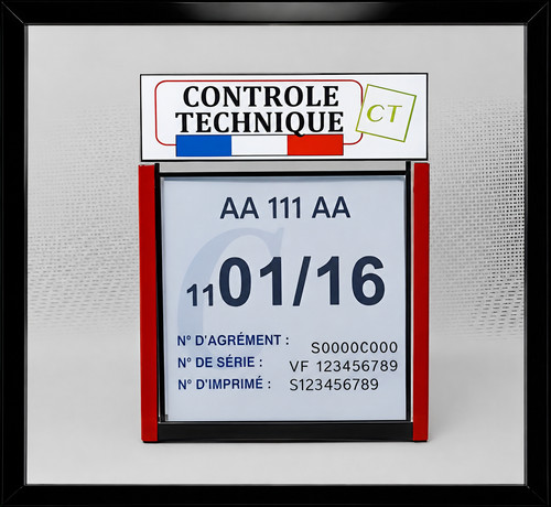 Porte vignette sticker - vignette, ct.