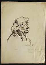 Engraver Achille-Louis MARTINET original drawing!