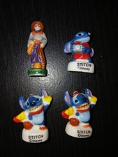 Lot de 4 fèves Stitch Disney