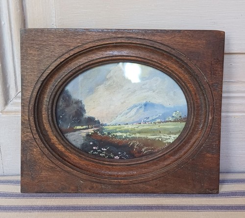 Ancienne peinture gouache - peinture,