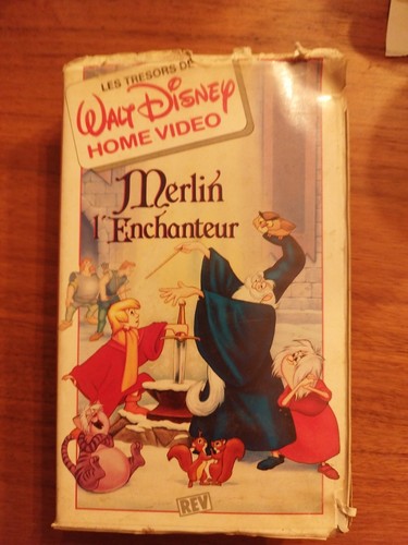 Vhs merlin enchanteur - merlin, l'enchanteur.