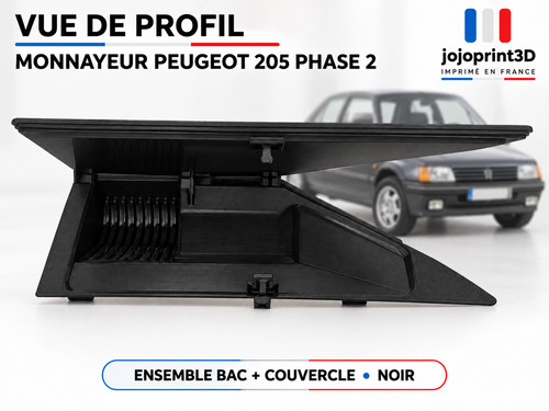Monnayeur avec couvercle pour