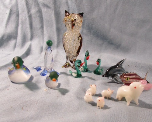 Petits animaux pour vitrine - pour,