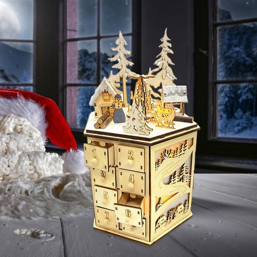 Noël led tournante boîte - tournante, à