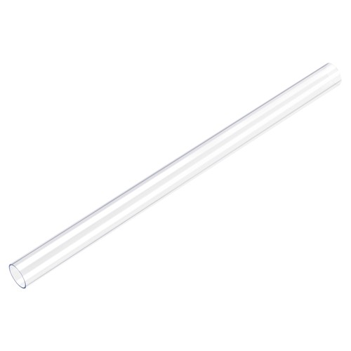 Tube rigide rond transparent