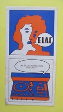vintage sticker ELAC hi-fi speakers: thousand and one pleasures the HI-FI 15 cm/7.5 cm