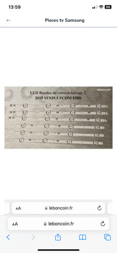 Bande led samsung - tv, 2015