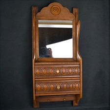 Miroir mural ancien bois