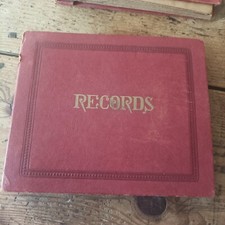 livre classeur rangement pour vynils, anciens disques records 45 tours inclus 