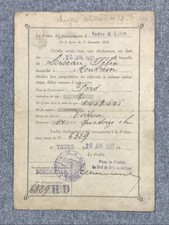 Carte grise ancienne, Ford T