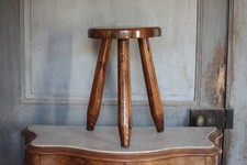 Vintage stool, wooden stool, tripod stool, side stool, pl holder