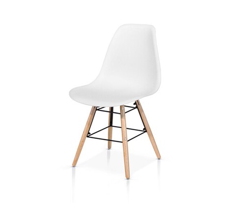 Set chaises design bois - 4,