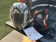 AGV STIGMA BLACK GUN METAL MOTORCYCLE HELMET SIZE Medium